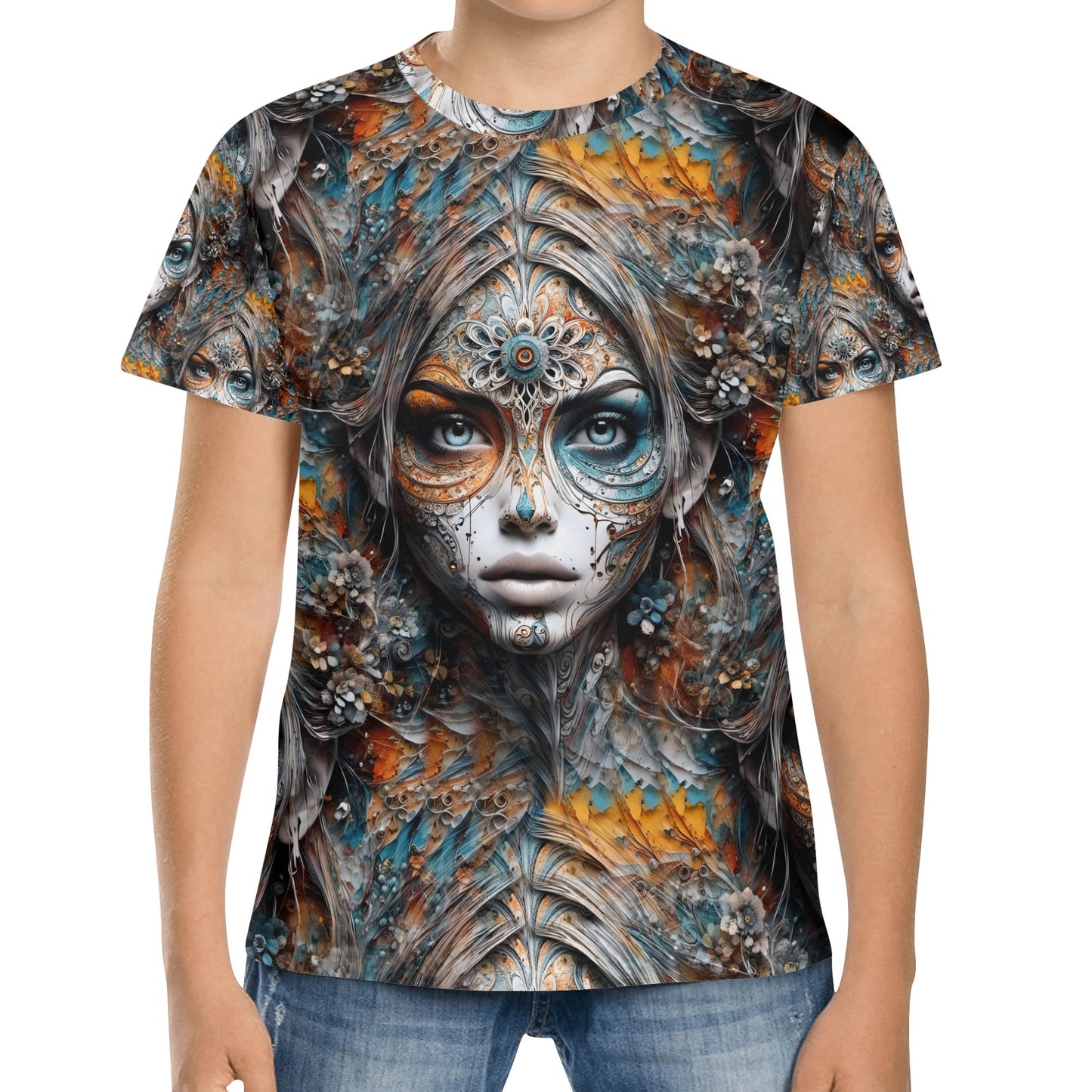 Mystique Kids - Enchanting Portrait Kids T-Shirt