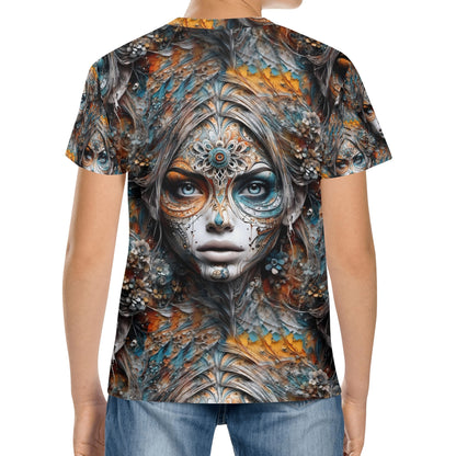 Mystique Kids - Enchanting Portrait Kids T-Shirt