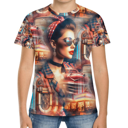 Rockabilly - Retro Diner Kids T-Shirt