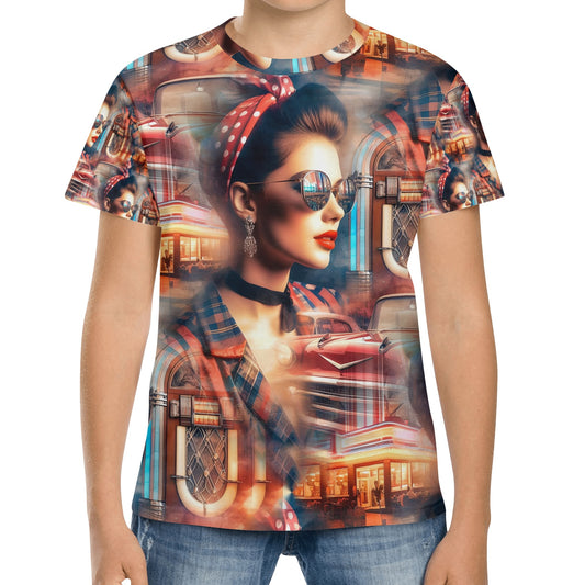 Rockabilly - Retro Diner Kids T-Shirt