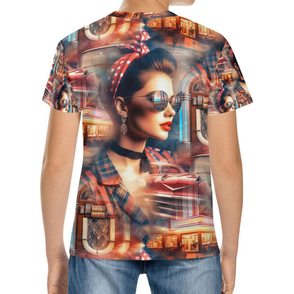 Rockabilly - Retro Diner Kids T-Shirt