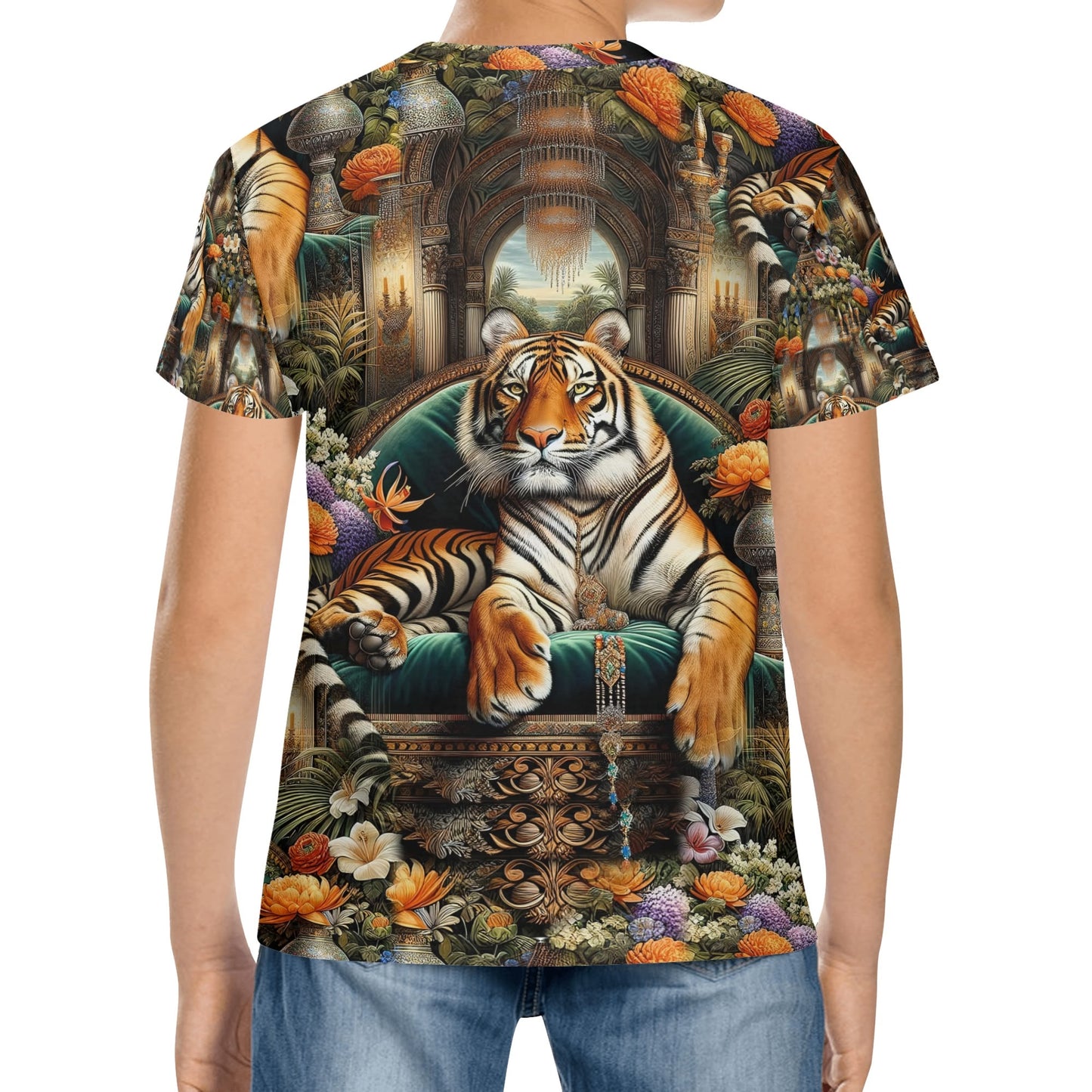 Royal Roar - Regal Tiger Kids T-Shirt