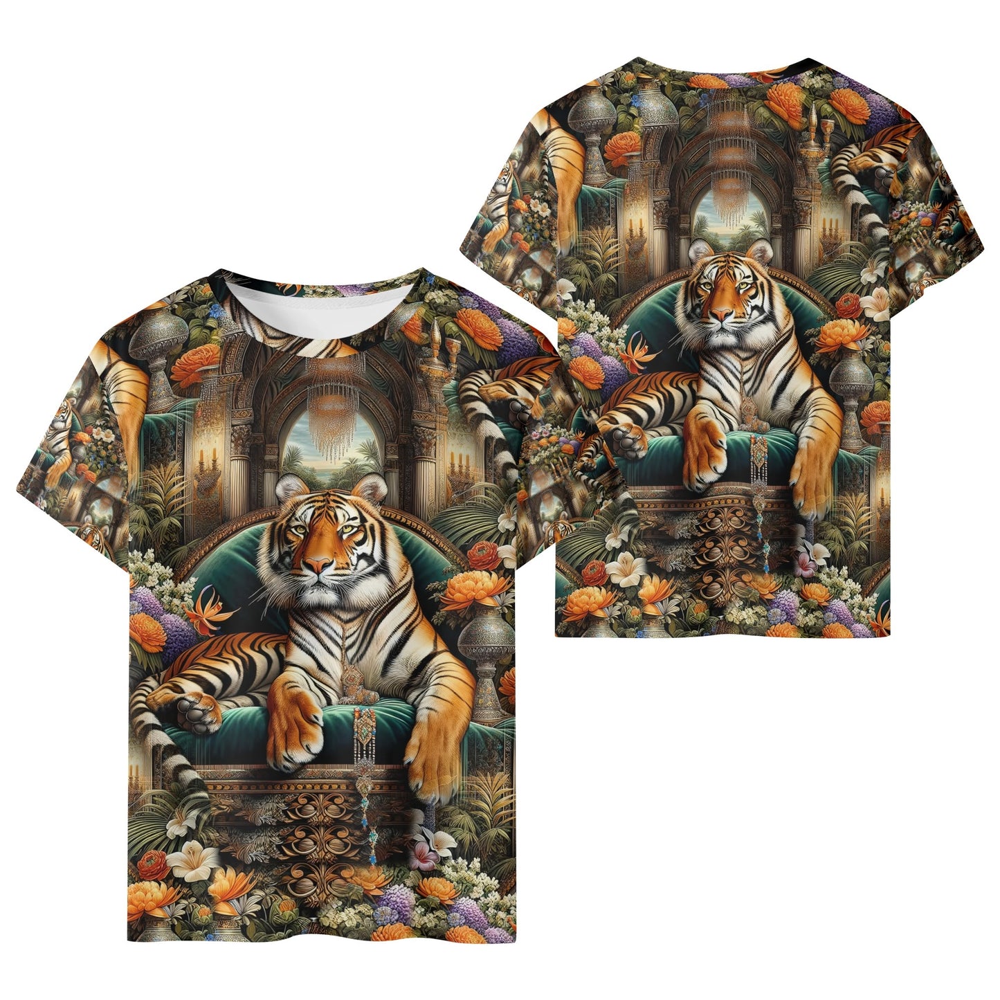 Royal Roar - Regal Tiger Kids T-Shirt