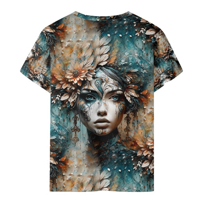 Seraph Shade - Mystical Portrait Kids T-Shirt