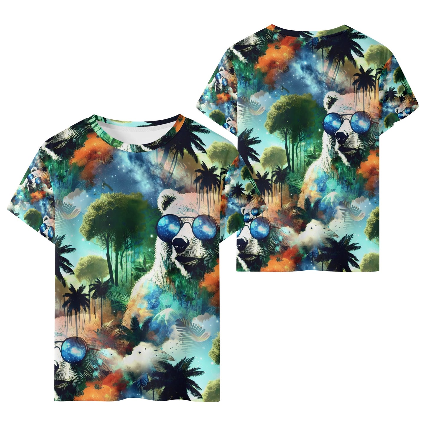 Shades in Paradise - Cosmic Bear Kids T-Shirt