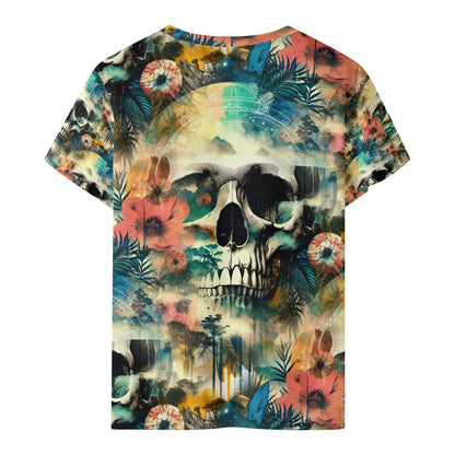 Spaced Out Skull - Kids T-Shirt