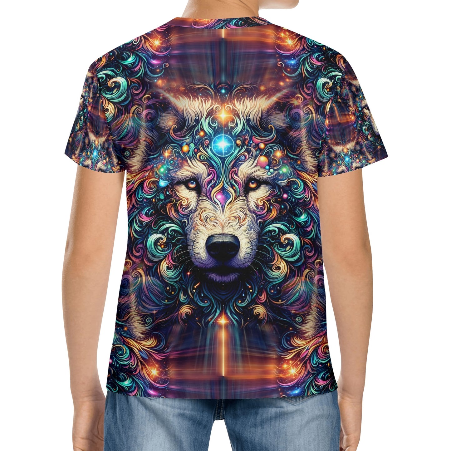 Stardust Wolf - Kids T-Shirt