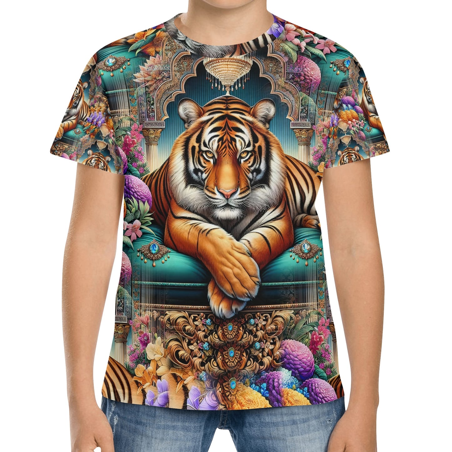 Wild Couture - Regal Tiger - Kids T-Shirt