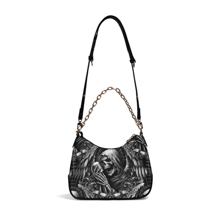 Shadowy Singer - Gothic Shoulder Bag - A Haunting Harmony