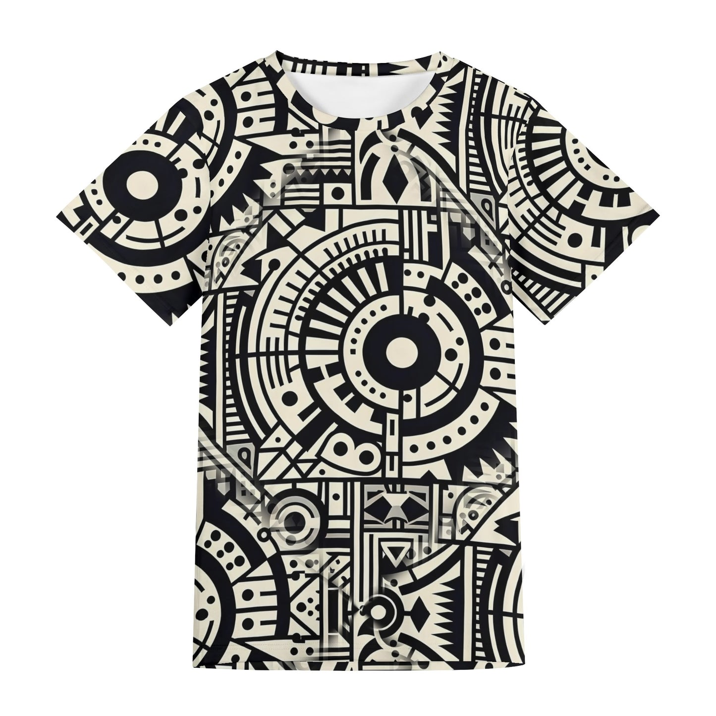 Linear Labyrinth - Unisex T-Shirt - A Mind-Bending Design