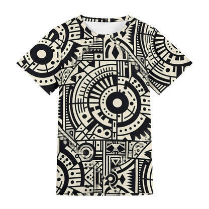 Linear Labyrinth - Unisex T-Shirt - A Mind-Bending Design