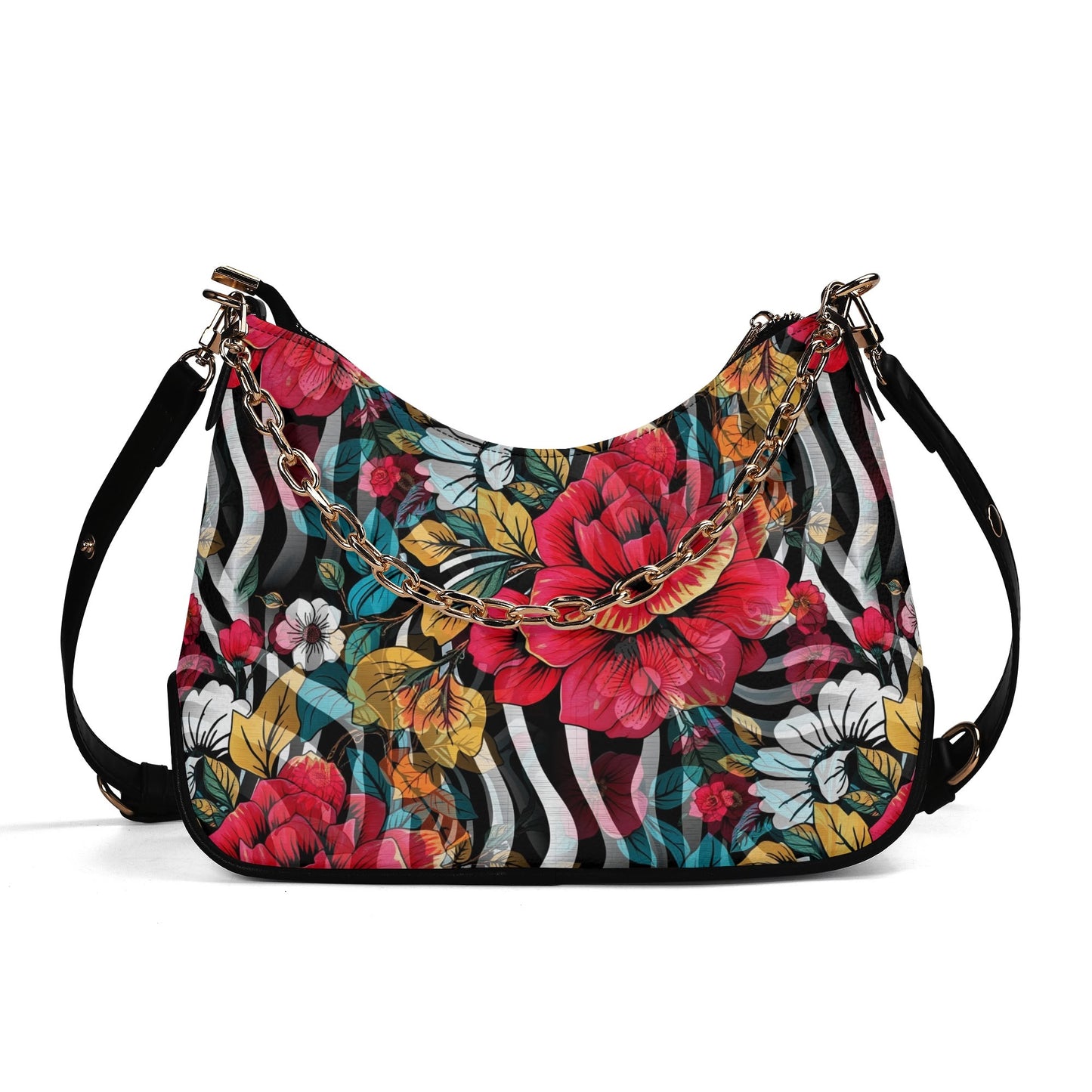 Floral Frenzy - Shoulder Bag - A Blooming Delight