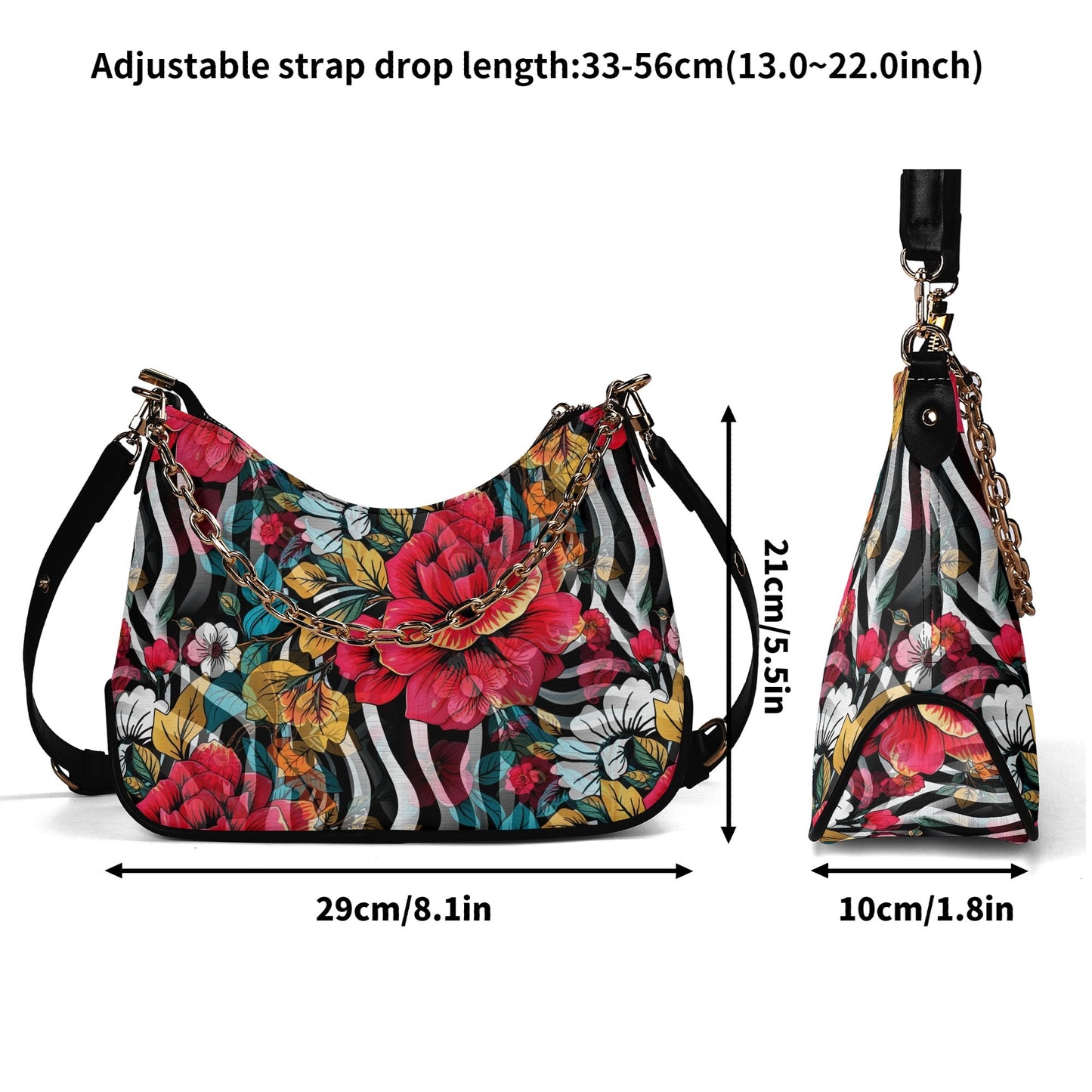 Floral Frenzy - Shoulder Bag - A Blooming Delight