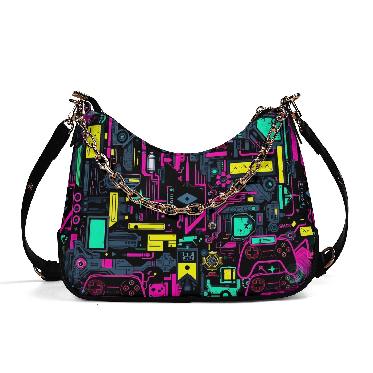 Game Over Galaxy - Shoulder Bag - A Futuristic Vibe