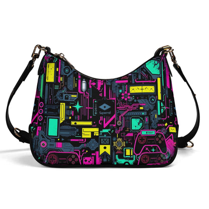 Game Over Galaxy - Shoulder Bag - A Futuristic Vibe