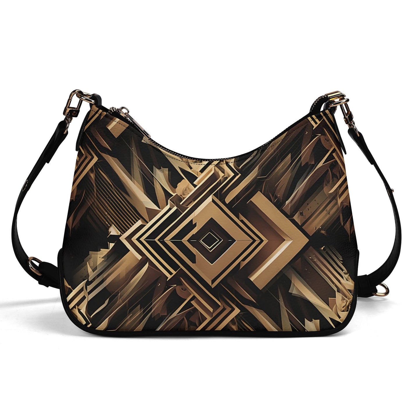 Metallic Maze - Shoulder Bag - A Futuristic Fusion