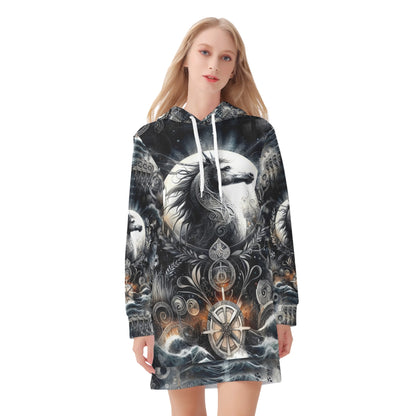 Celestial Charger - Hoodie Dress - A Mystic Fusion