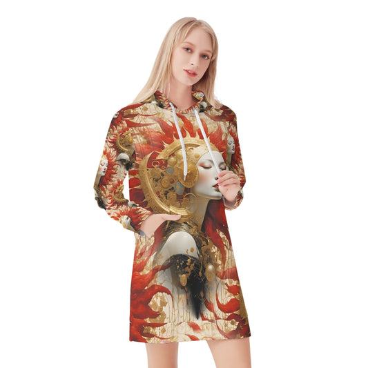 Celestial Rift - Hoodie Dress - A Steampunk Dream