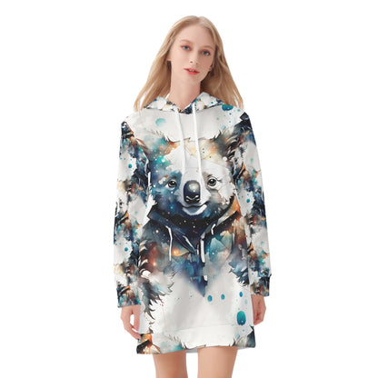 Chibi Koala - Hoodie Dress - A Whimsical Dream