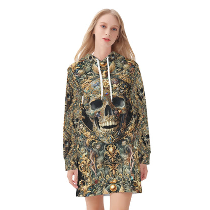 Forbidden Luxury - Hoodie Dress - A Mystical Tapestry