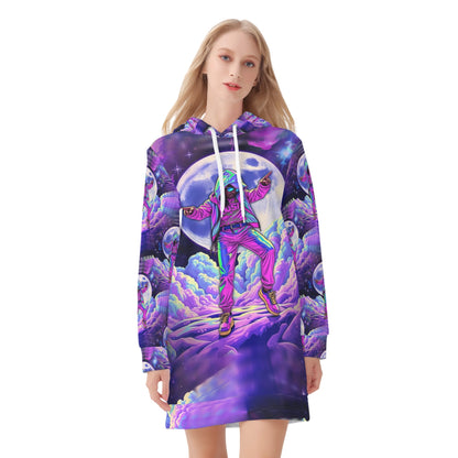 Galaxy Groove - Hoodie Dress - A Cosmic Adventure