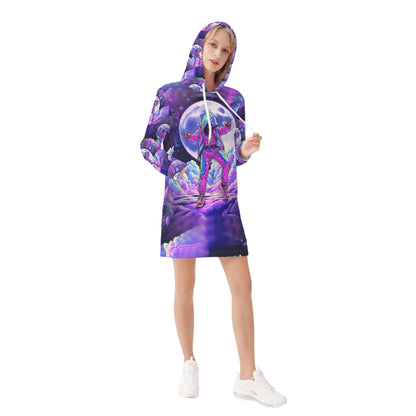 Galaxy Groove - Hoodie Dress - A Cosmic Adventure