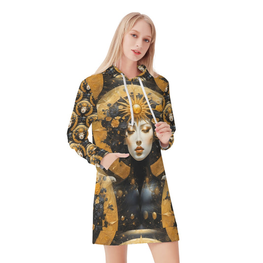 Lunar Eclipse - Hoodie Dress - A Celestial Dream