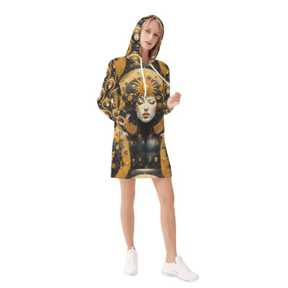 Lunar Eclipse - Hoodie Dress - A Celestial Dream