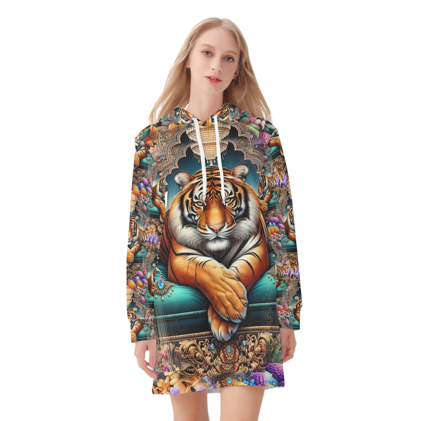 Wild Couture - Hoodie Dress - A Regal Tapestry