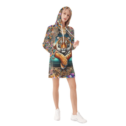 Wild Couture - Hoodie Dress - A Regal Tapestry