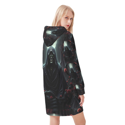 Midnights Omen - Hoodie Dress - A Dark Fantasy