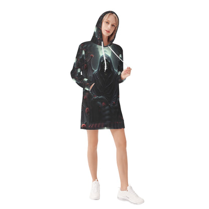 Midnights Omen - Hoodie Dress - A Dark Fantasy