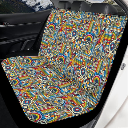 Rainbow Riot - Car Seat Covers - A Vibrant Explosion