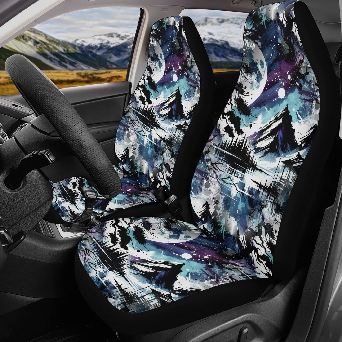 Silent Night - Car Seat Covers - A Serene Escape