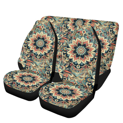 Visual Feast - Car Seat Covers - A Kaleidoscope of Color