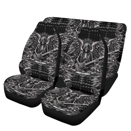 Ghoulish Guitarist - Car Seat Covers - A Rockin Nightmare