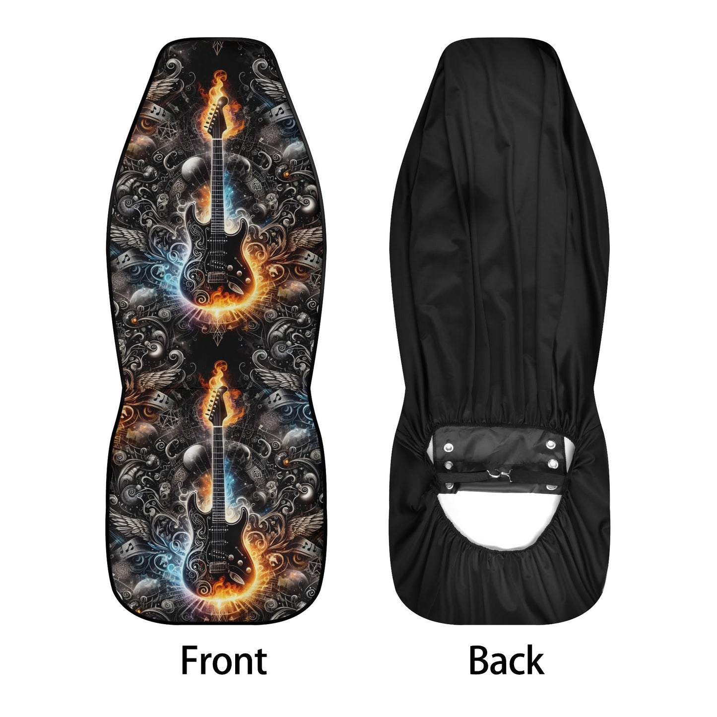 Guitar Galaxy - Car Seat Covers - A Cosmic Jam