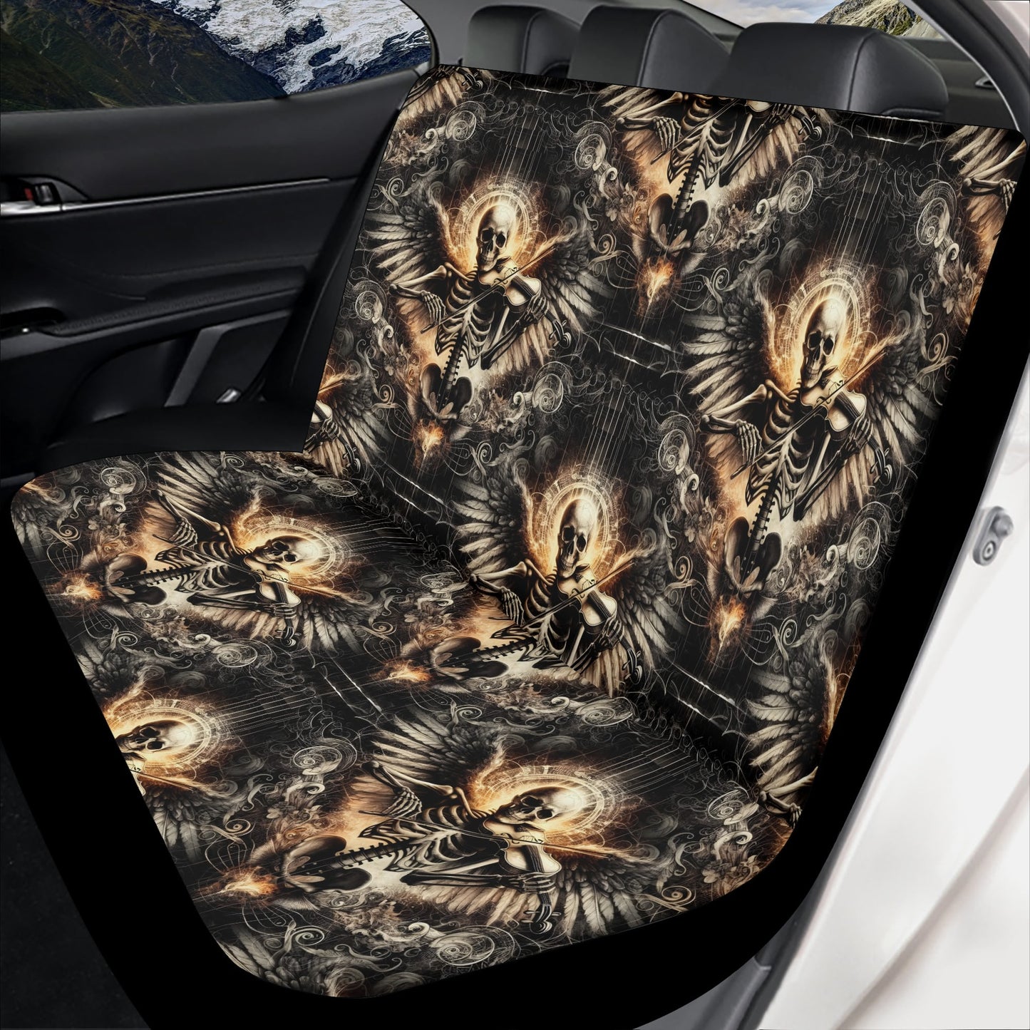 Violin Virtuoso - Car Seat Covers - A Harmonious Fusion