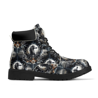 Celestial Charger - Womens Boots - A Mythical Fusion