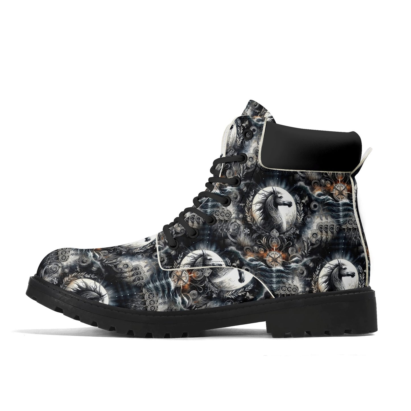 Celestial Charger - Womens Boots - A Mythical Fusion