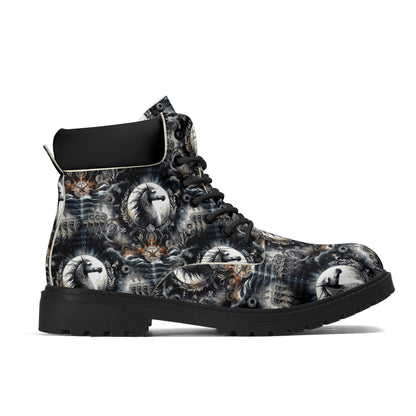 Celestial Charger - Womens Boots - A Mythical Fusion