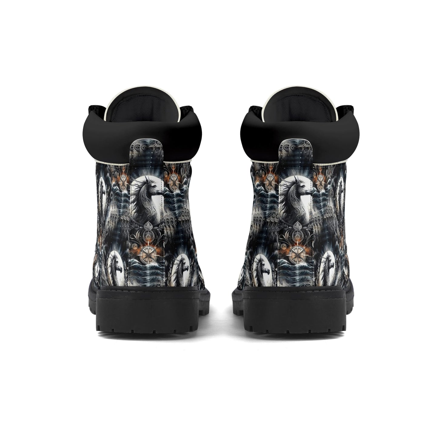 Celestial Charger - Womens Boots - A Mythical Fusion