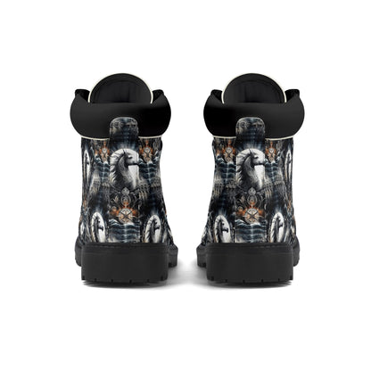 Celestial Charger - Womens Boots - A Mythical Fusion