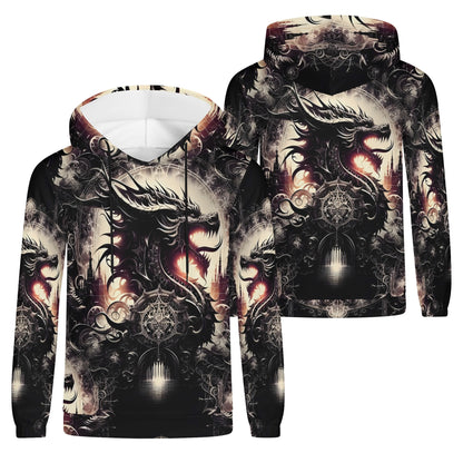 Dragons Dominion - Unisex Hoodie - A Gothic Masterpiece