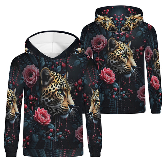 Wild Beauty - Unisex Hoodie - A Fierce Floral Fusion