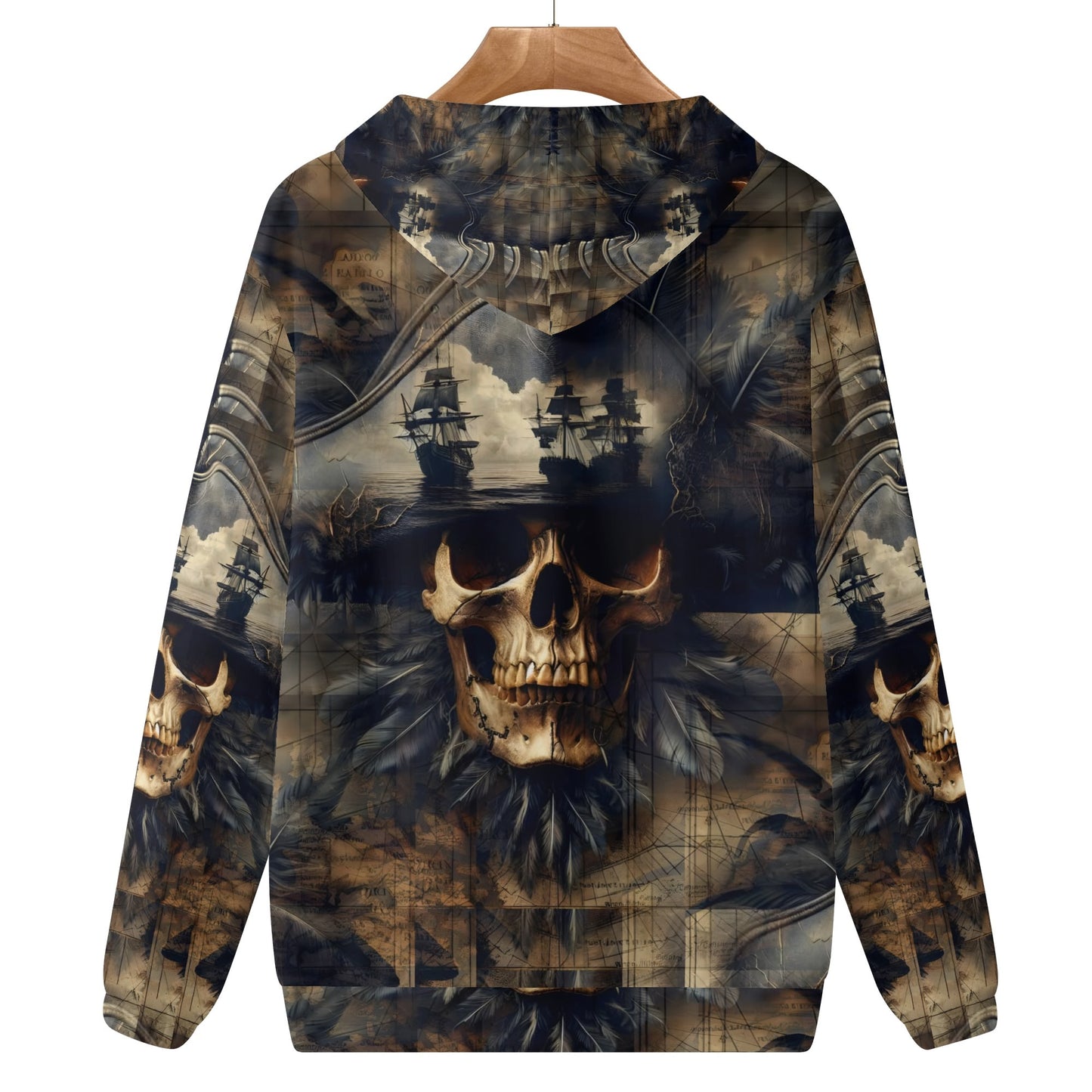 Skull and Sea - Unisex Hoodie - A Nautical Nightmare