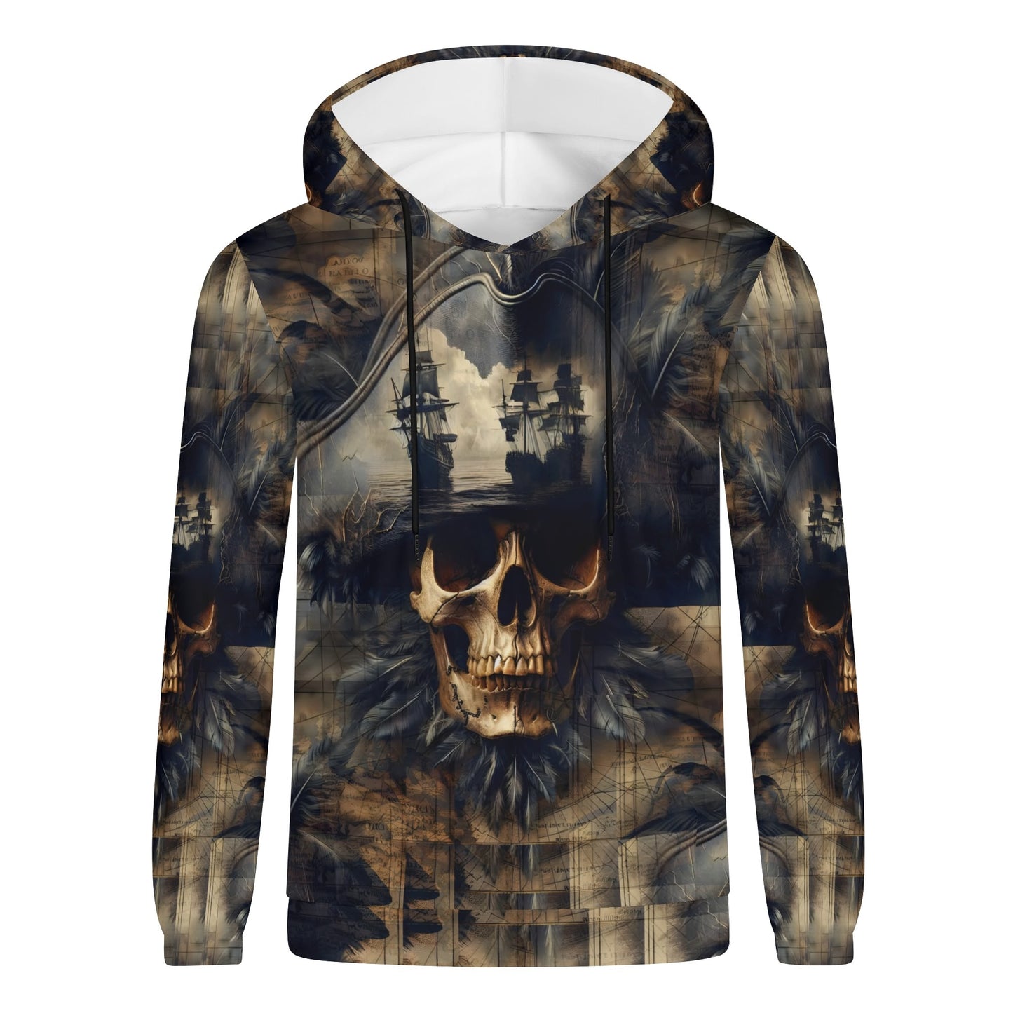 Skull and Sea - Unisex Hoodie - A Nautical Nightmare