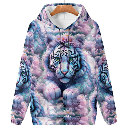 Adorable White Tiger - Unisex Hoodie - A Magical Encounter