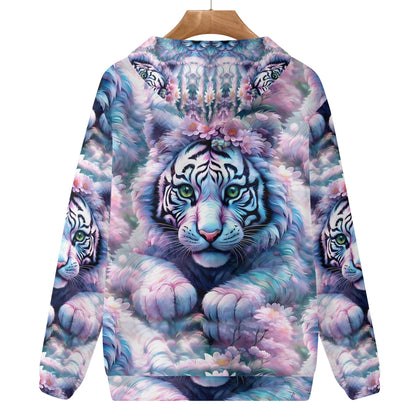 Adorable White Tiger - Unisex Hoodie - A Magical Encounter