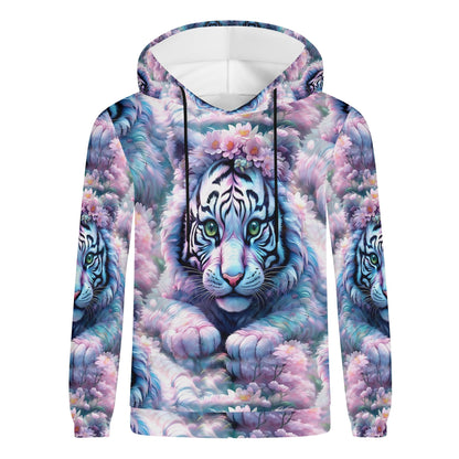 Adorable White Tiger - Unisex Hoodie - A Magical Encounter